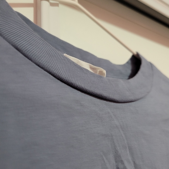 ARITZIA blue long sleeve crop top - Picture 4 of 4